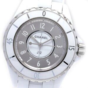 CHANEL J12 Mirror H4861 33MM Mirror/White Dial Quartz Ladies Watch_830796